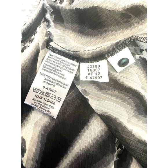 Venus 8 high neck dress Gatsby Zebra print Drop waist Cocktail Party maximalism - Picture 2 of 5